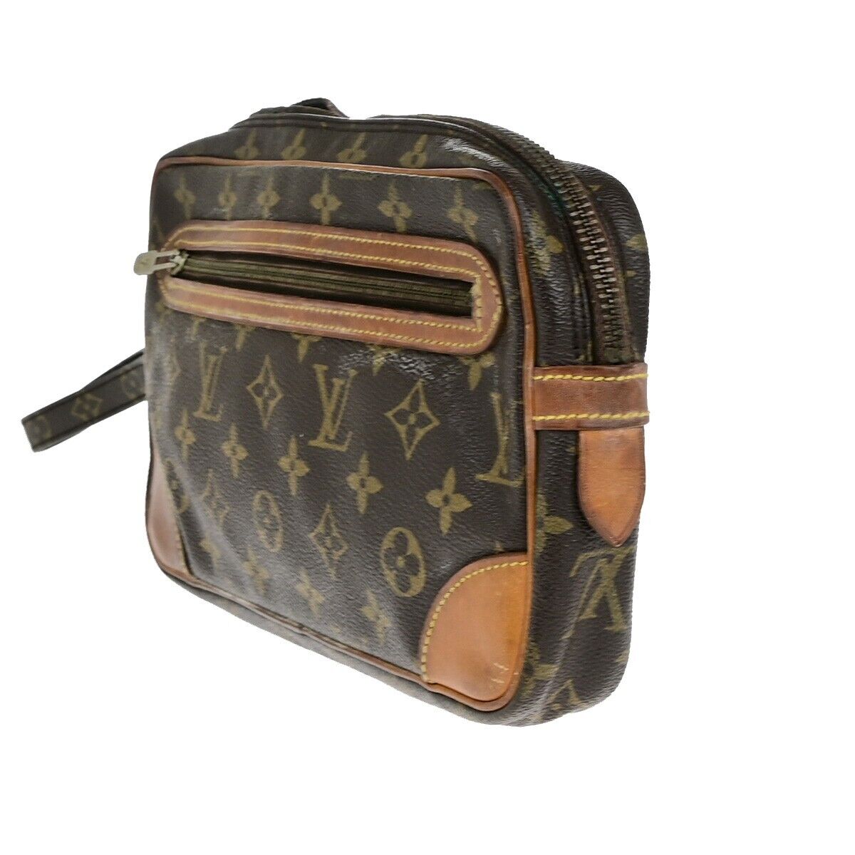 LOUIS VUITTON Marly Dragonne GM Clutch Hand Bag Monogram Brown M51825 02ED025