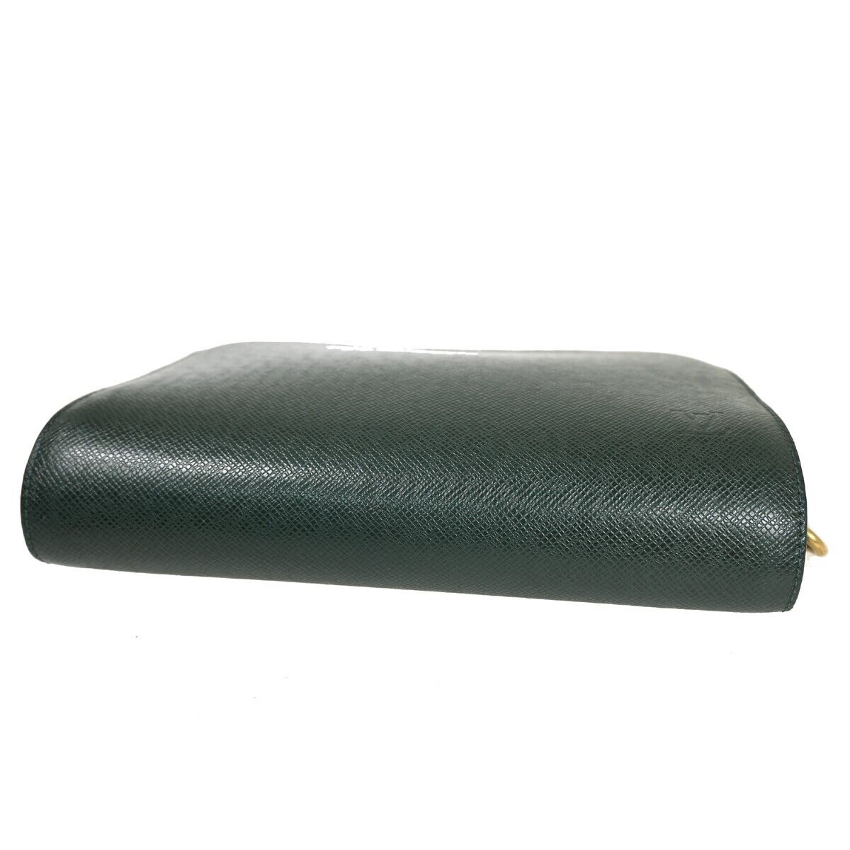 LOUIS VUITTON LV Logo BAIKAL Clutch Hand Bag Taiga Leather Epicea M30184 61FA015