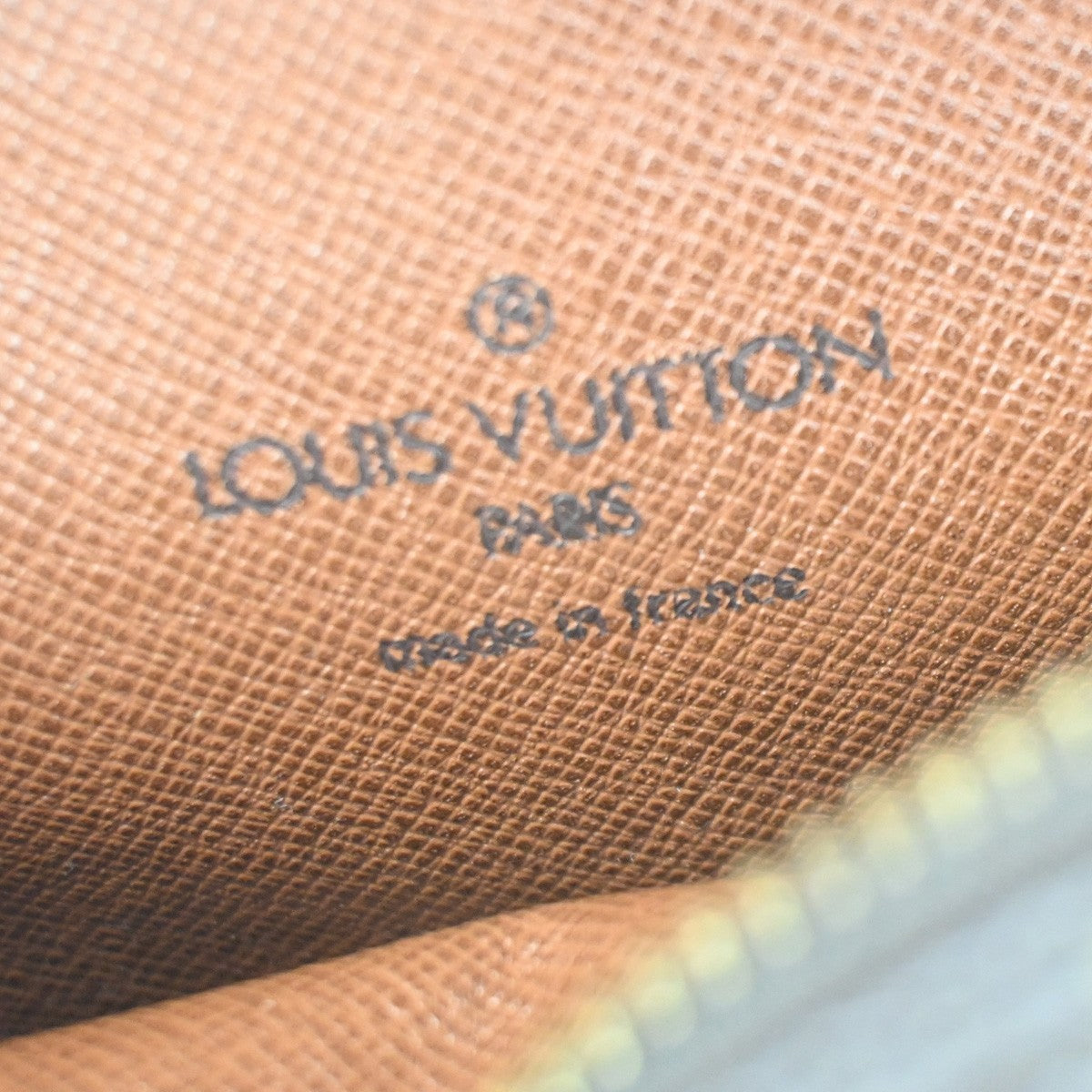 LOUIS VUITTON Danube Shoulder Bag Monogram Leather Brown France M45266 35KC828