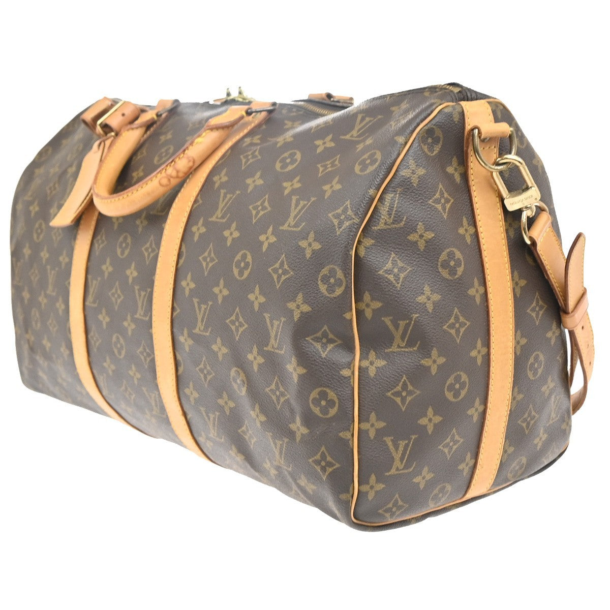LOUIS VUITTON Keepall Bandouliere 50 2Way Hand Bag Monogram Brown M41416 97EG149