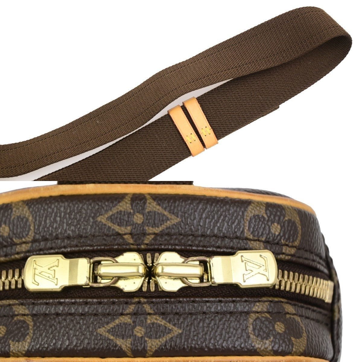 LOUIS VUITTON Pochette Gange Shoulder Bag Monogram Brown Spain M51870 59PA129