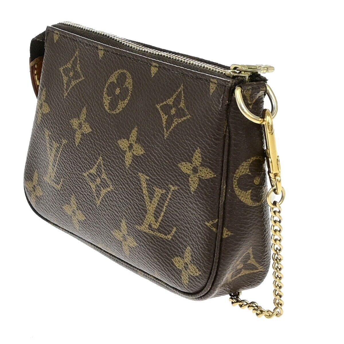 LOUIS VUITTON Mini Pochette Accessoires Hand Bag Monogram Leather M58009 35ED788