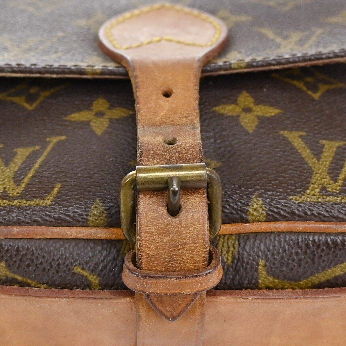 LOUIS VUITTON Mini Cartouchiere Shoulder Bag Monogram Leather BN M51254 35DA049