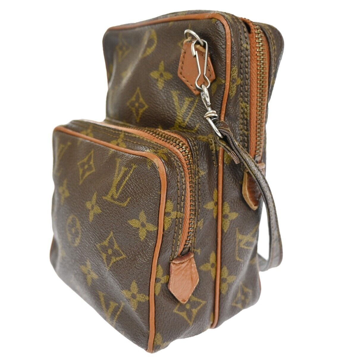 LOUIS VUITTON Mini Amazon Shoulder Bag Monogram Leather Brown M45238 69EA242