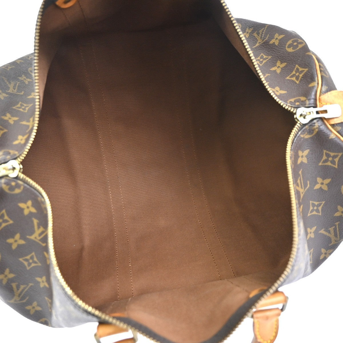 LOUIS VUITTON Keepall 50 Travel Hand Bag Monogram Leather Brown M41426 75YH895