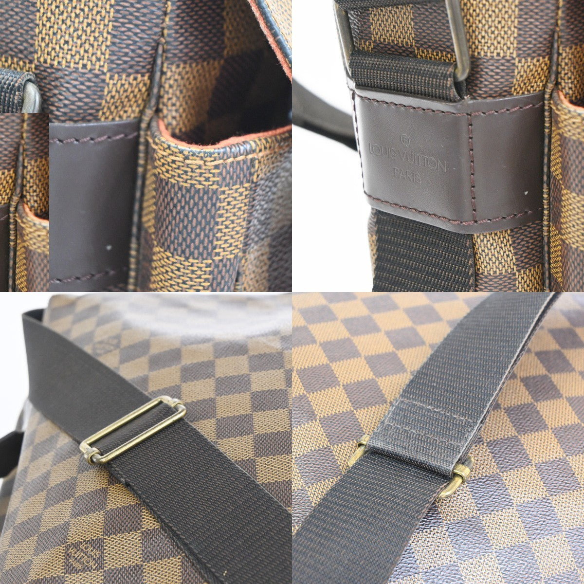 LOUIS VUITTON Broadway Satchel Shoulder Bag Damier Ebene Leather N42270 16KC885