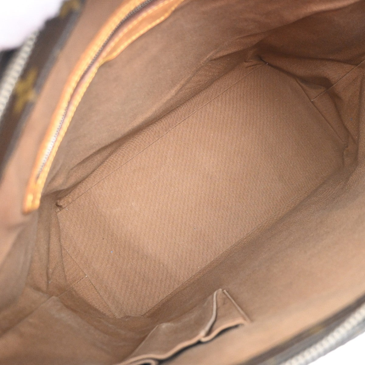 LOUIS VUITTON Cabas Mezzo Shoulder Bag Monogram Leather Brown M51151 85YH949