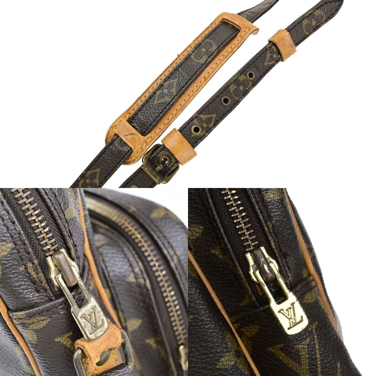 LOUIS VUITTON Amazon Crossbody Shoulder Bag Monogram Leather BN M45236 38EC524