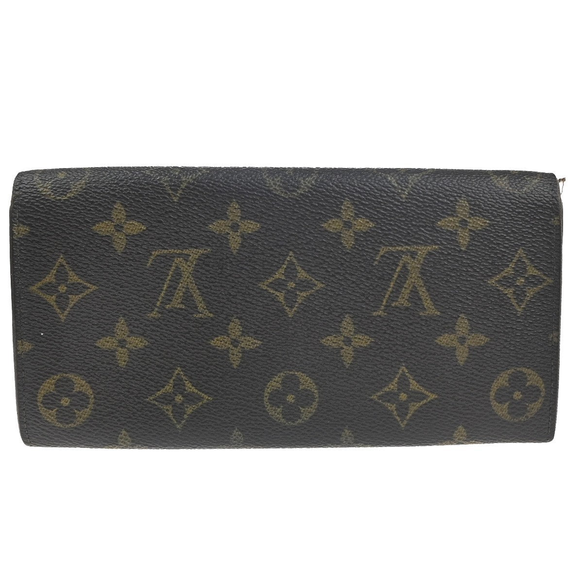 LOUIS VUITTON LV 2 Set Credit Compact Zip Wallet Monogram Leather BN 02KC753