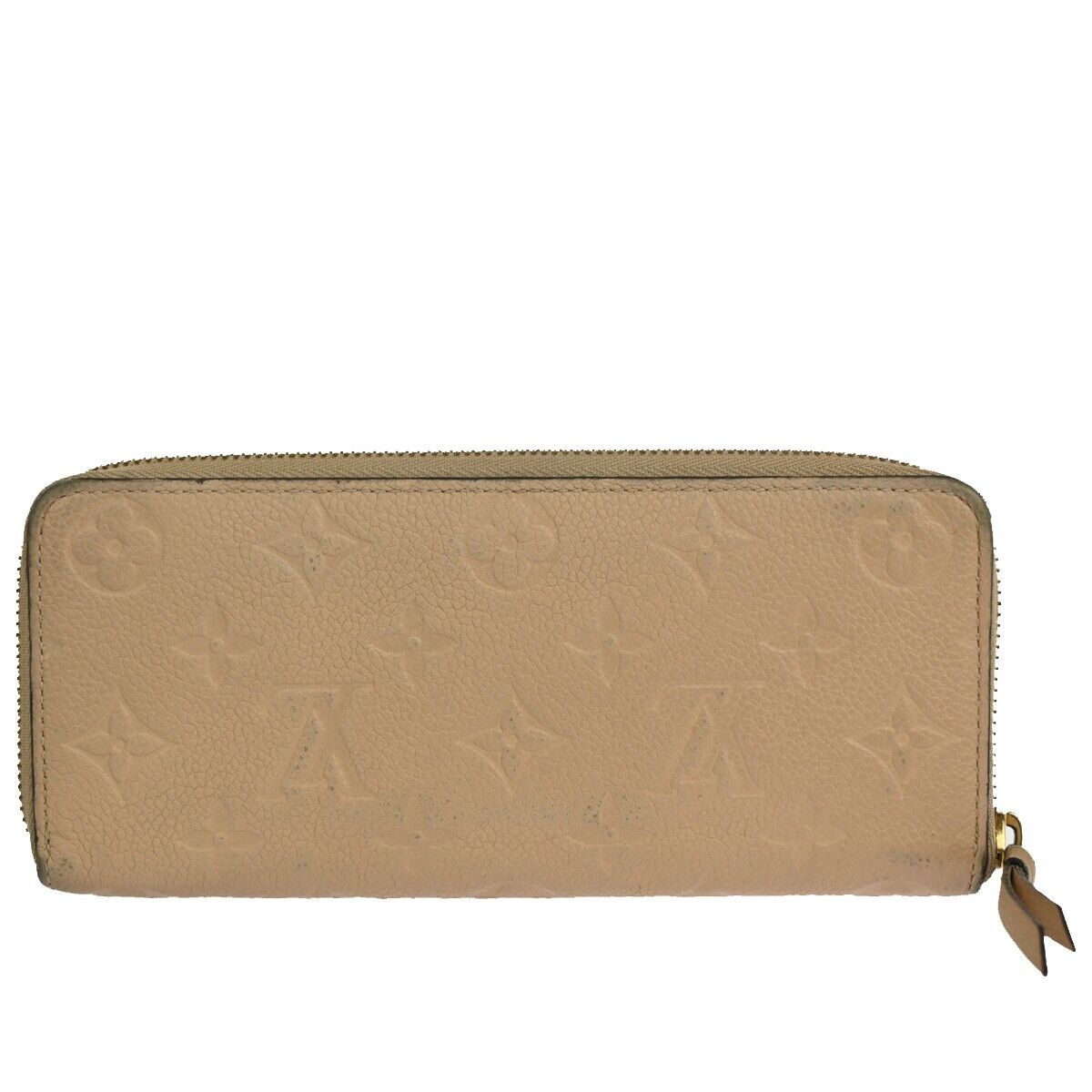 LOUIS VUITTON Clemence Long Bifold Wallet Monogram Empreinte BE M60173 64KA130