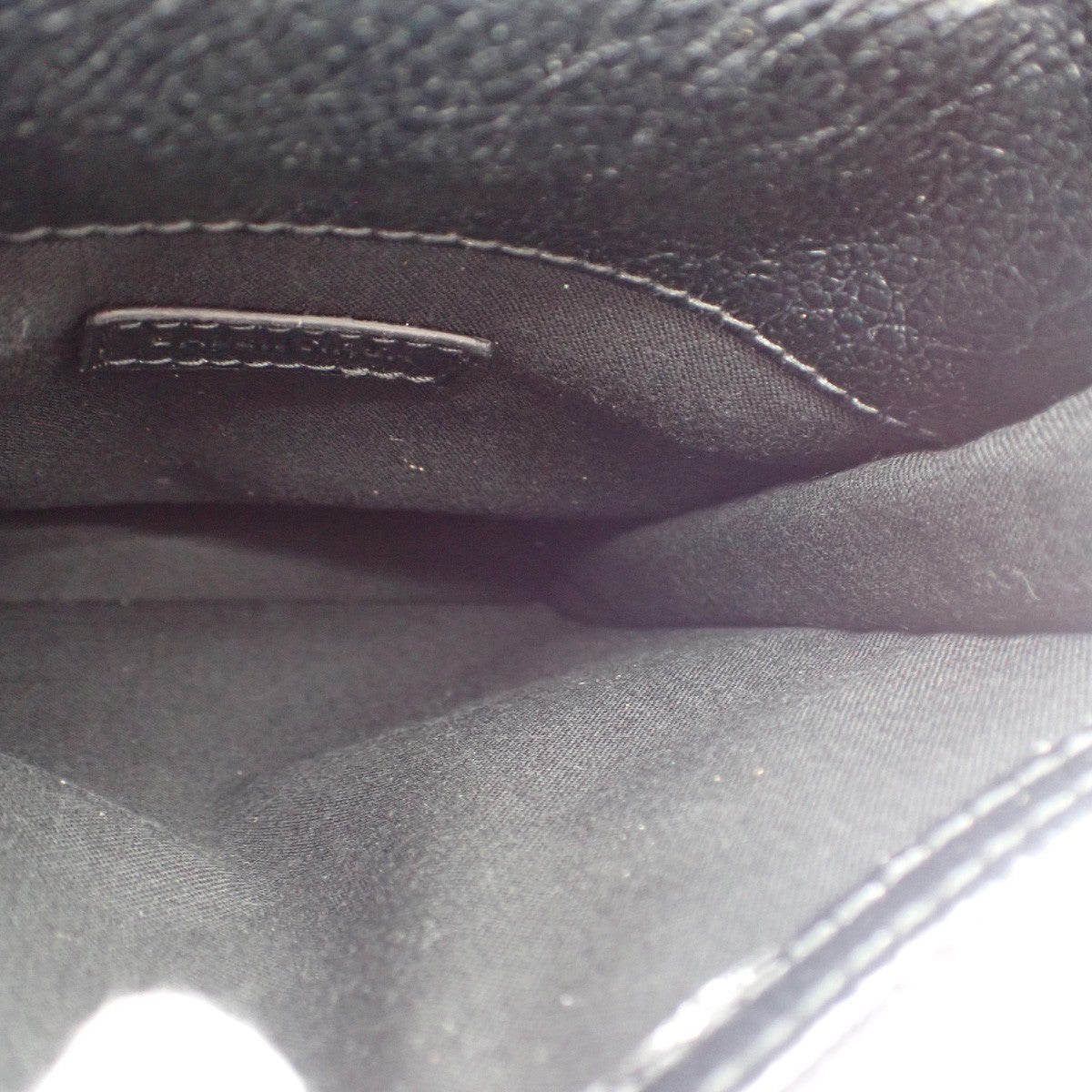 BALENCIAGA Logo EXPLORER Mini Shoulder Bag Leather Black Italy 82AA008