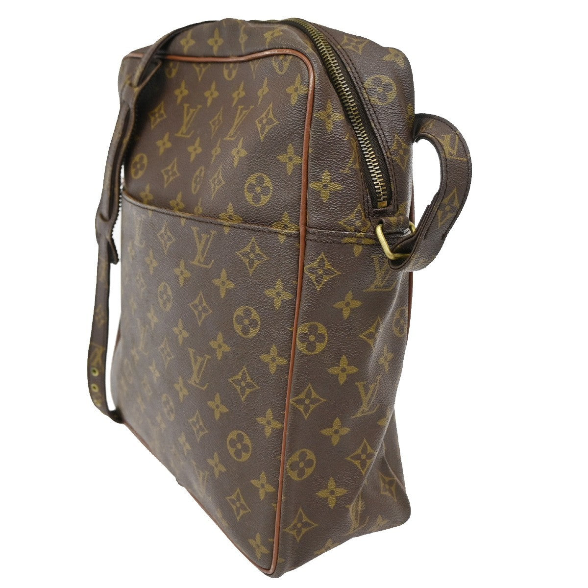 LOUIS VUITTON Marceau Shoulder Bag Monogram Leather Brown France M40264 05TA093