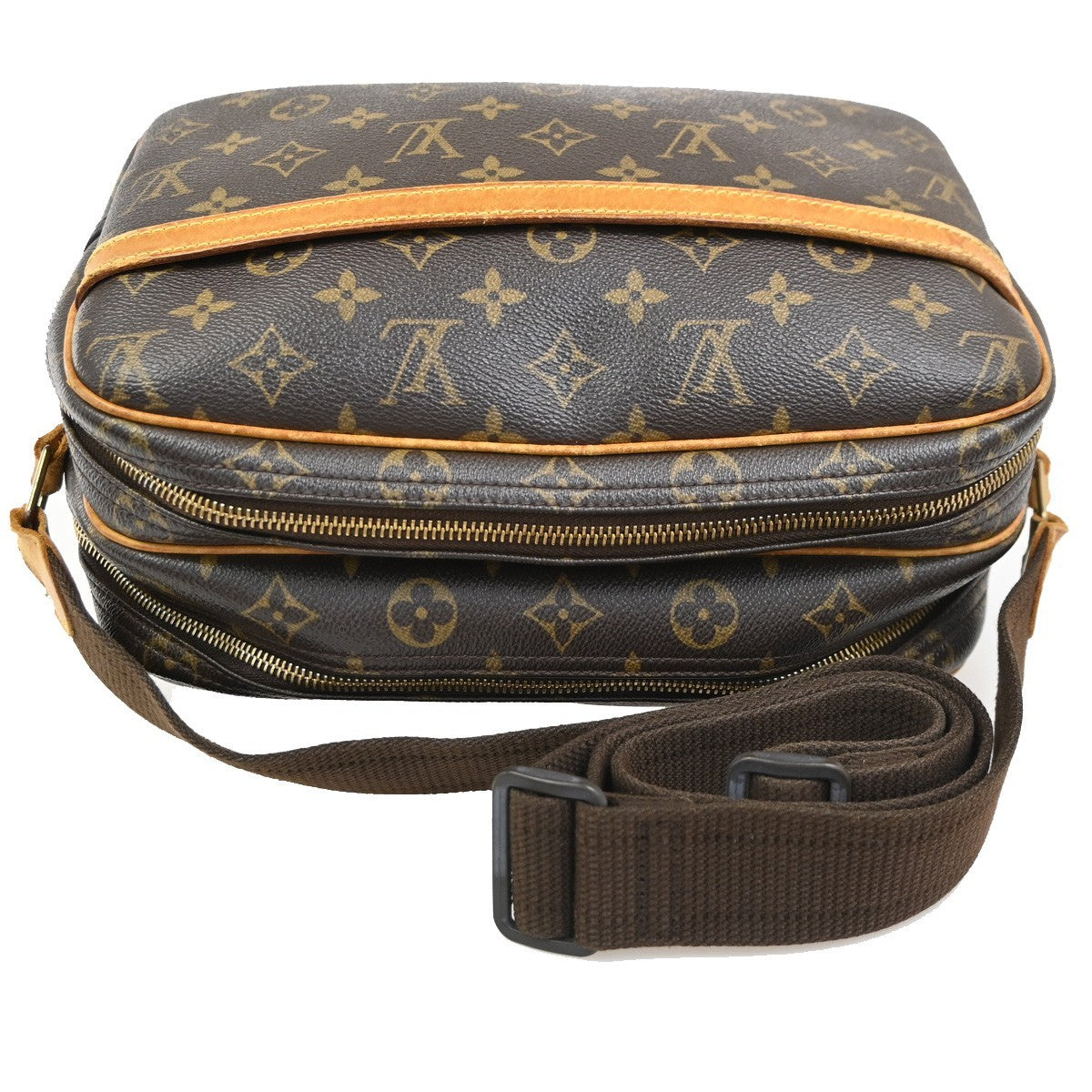 LOUIS VUITTON Reporter PM Crossbody Shoulder Bag Monogram Leather M45254 86PA057