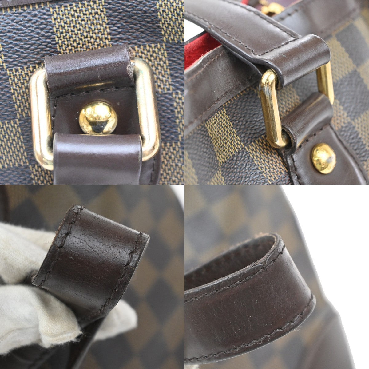 LOUIS VUITTON Hampstead PM Shoulder Bag Damier Ebene Leather BN N51205 85MA611