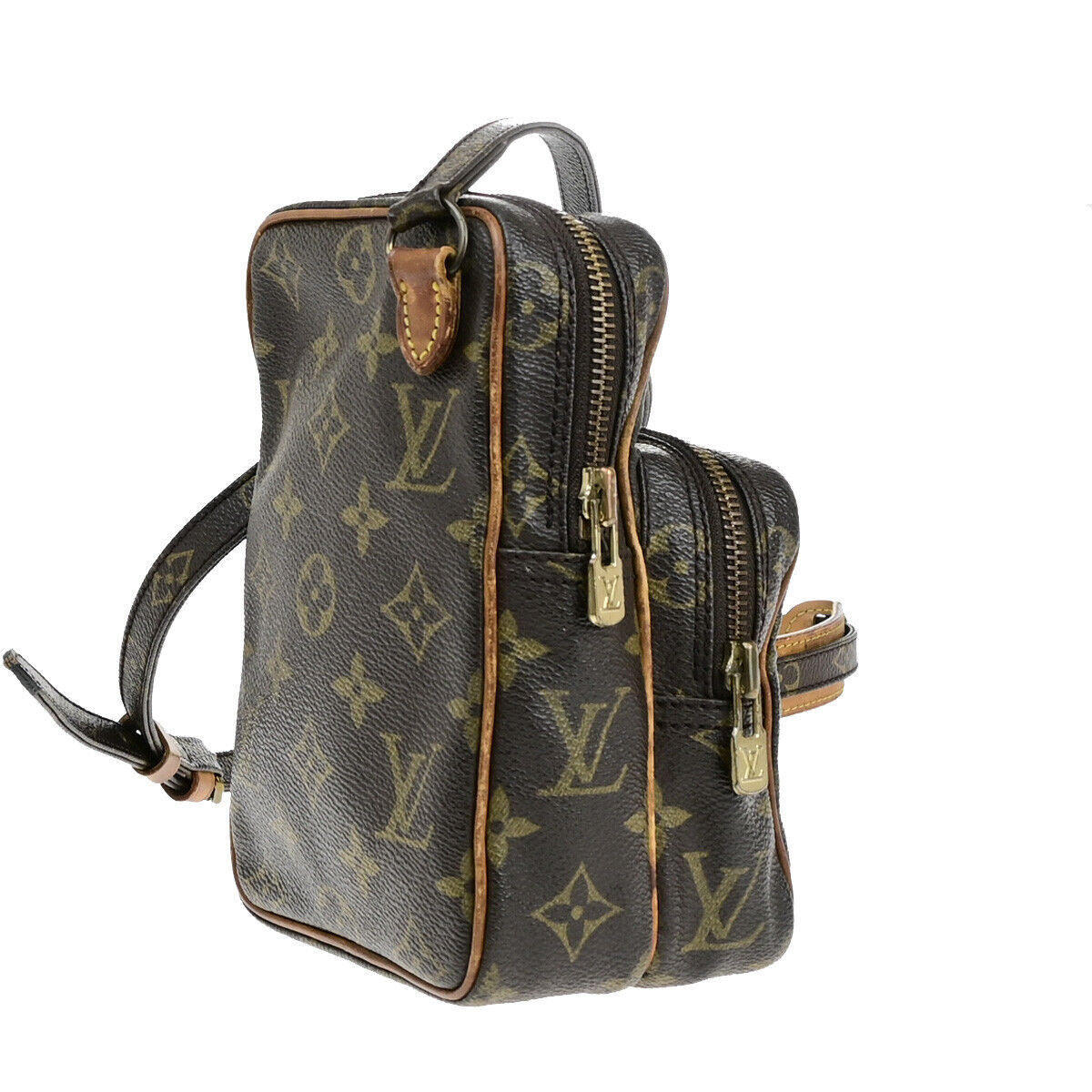 LOUIS VUITTON Mini Amazon Shoulder Bag Monogram Leather Brown M45238 39YF544