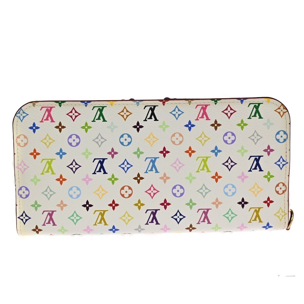 LOUIS VUITTON Insolite Long Bifold Wallet Monogram Multi White M60445 17RH258