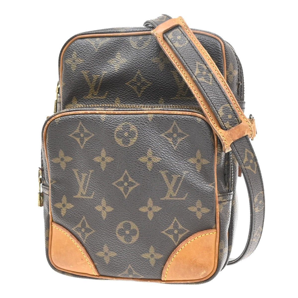 LOUIS VUITTON Amazon Crossbody Shoulder Bag Monogram Leather BN M45236 64KC657