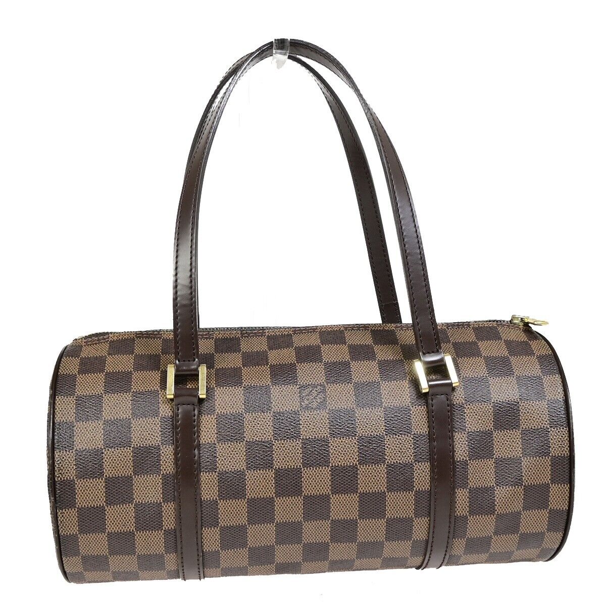 LOUIS VUITTON Papillon GM Hand Bag Damier Ebene Leather Brown N51303 72FA971