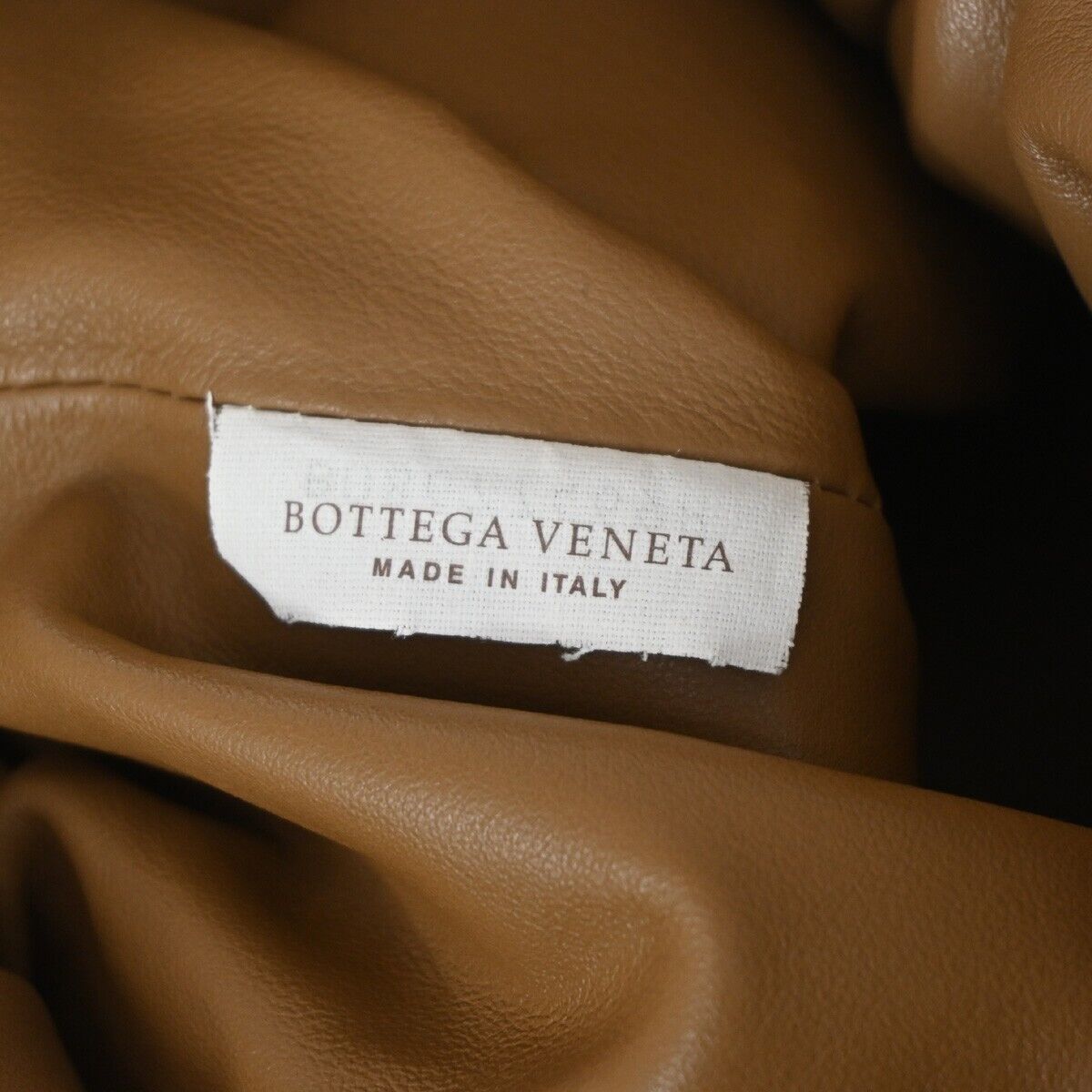 BOTTEGA VENETA Logo Shoulder Pouch Bag Leather Brown Italy 648025 667RH781
