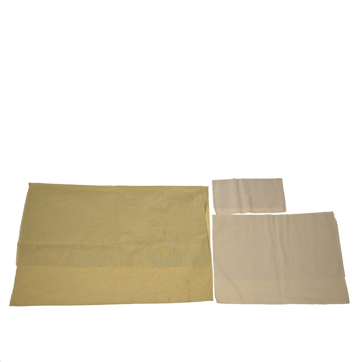 LOUIS VUITTON Logo 10 Set Dust Bag Drawstring Canvas Cotton Beige Brown 03KB501