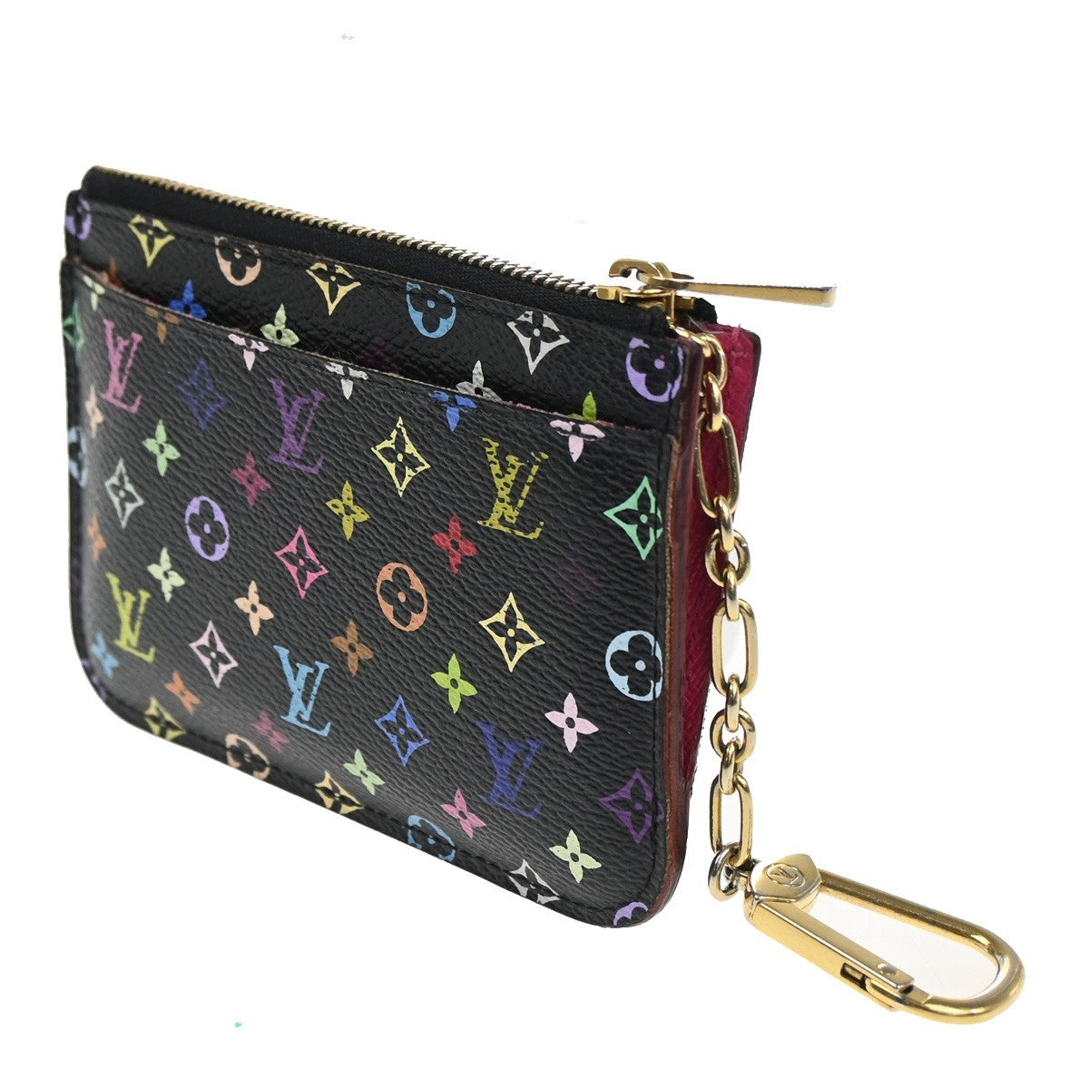 LOUIS VUITTON Pochette Cles Coin Case Monogram Multi Leather BK M93735 32CA639