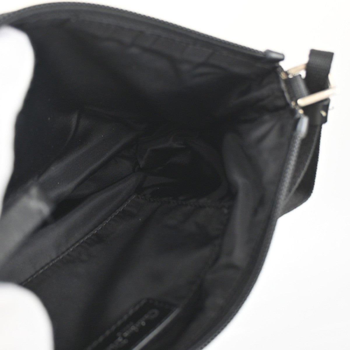 Christian Dior Monogram Shoulder Bag Pochette Black Italy 15SA074