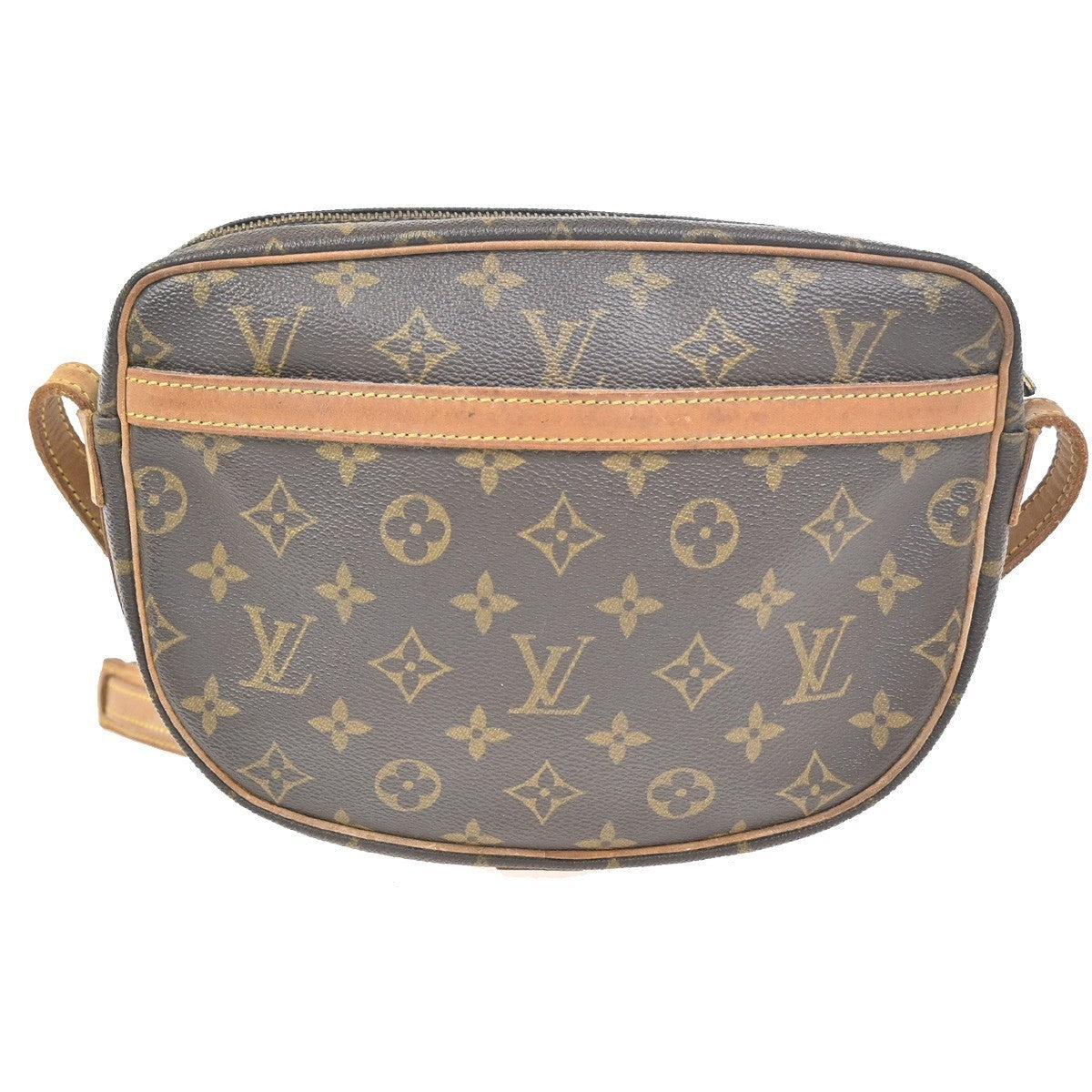 LOUIS VUITTON Jeune Fille MM Shoulder Bag Monogram Leather Brown M51226 39KC732