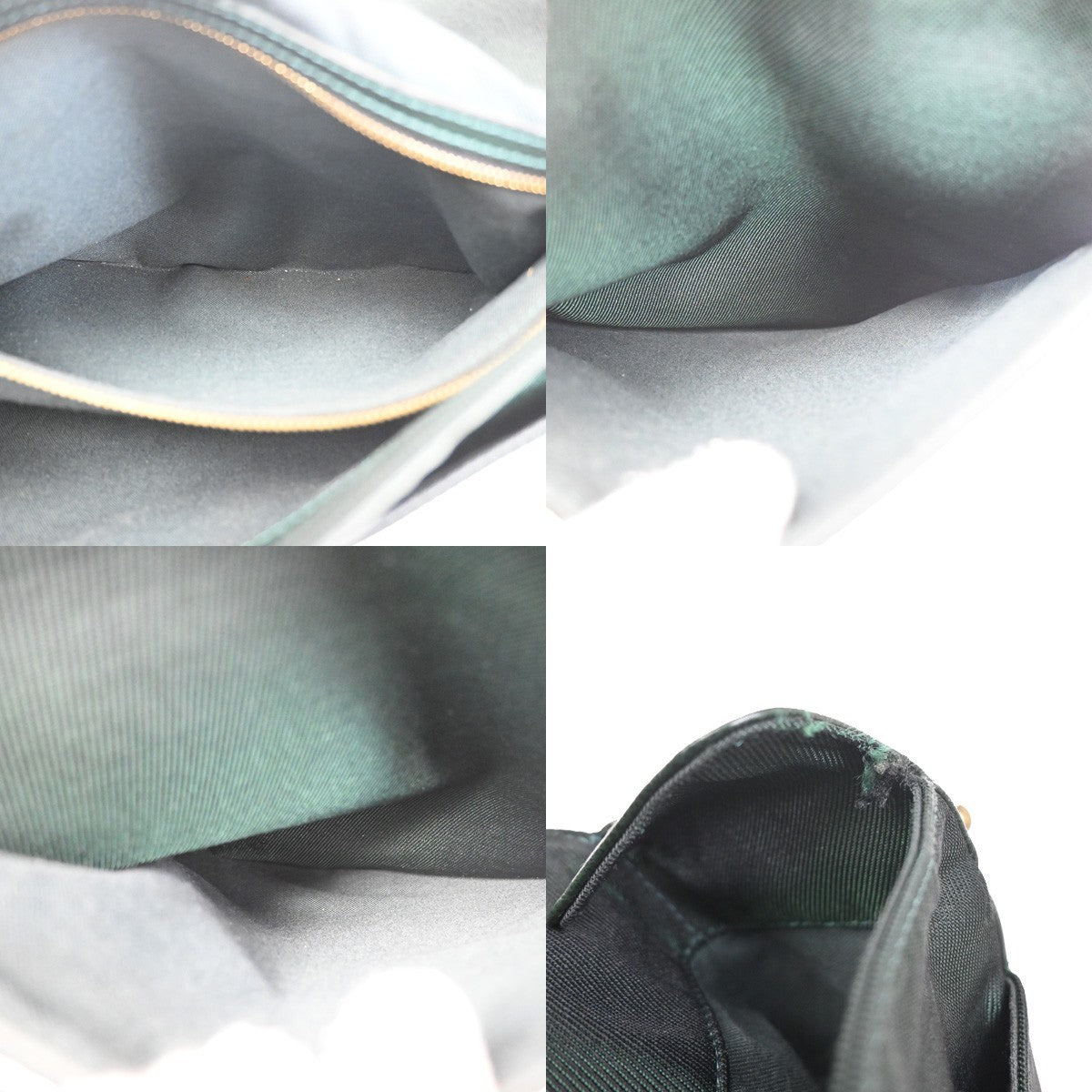 LOUIS VUITTON Delsou Shoulder Bag Taiga Leather Epicea Green GHW M30164 37ZA127