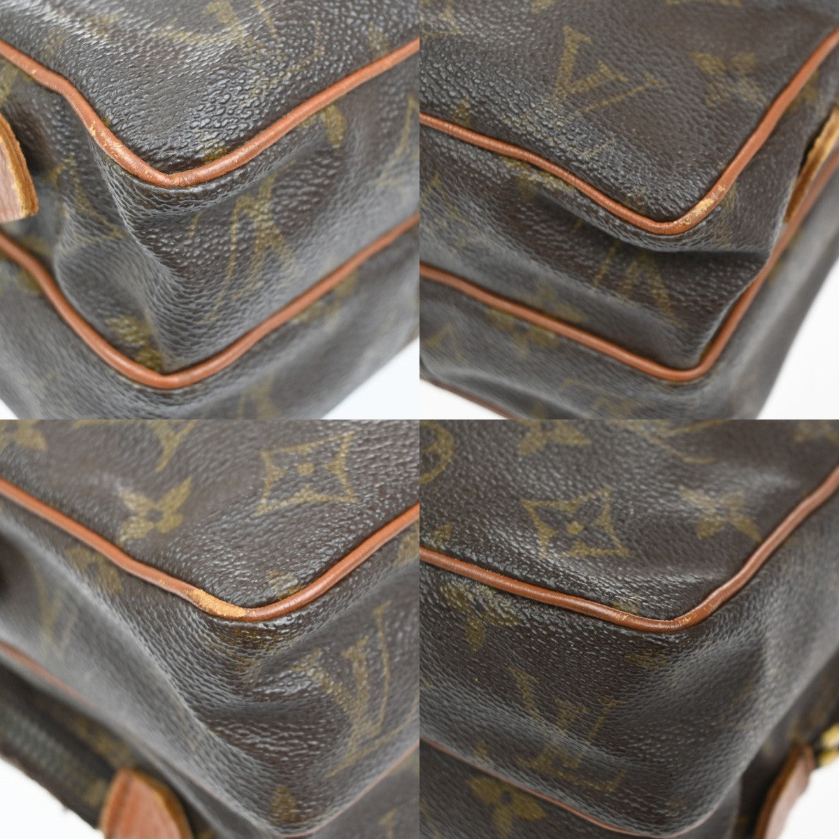 LOUIS VUITTON Mini Amazon Shoulder Bag Monogram Leather Brown M45238 01SA044