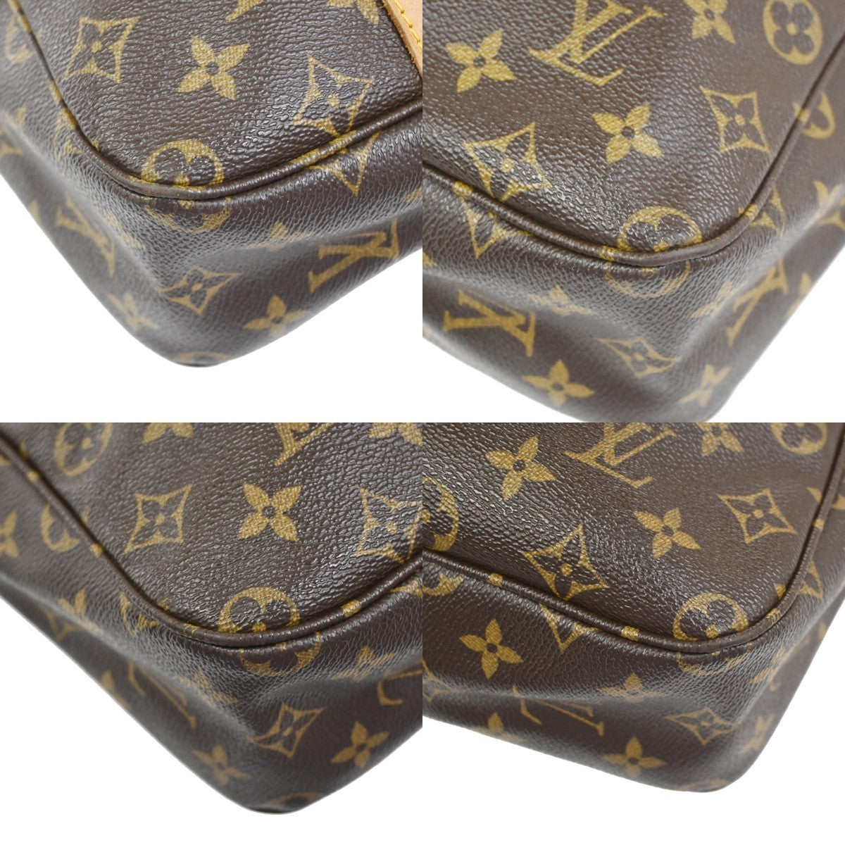 LOUIS VUITTON Sac Bosphore 2Way Hand Bag Monogram Leather Brown M40043 85YH874