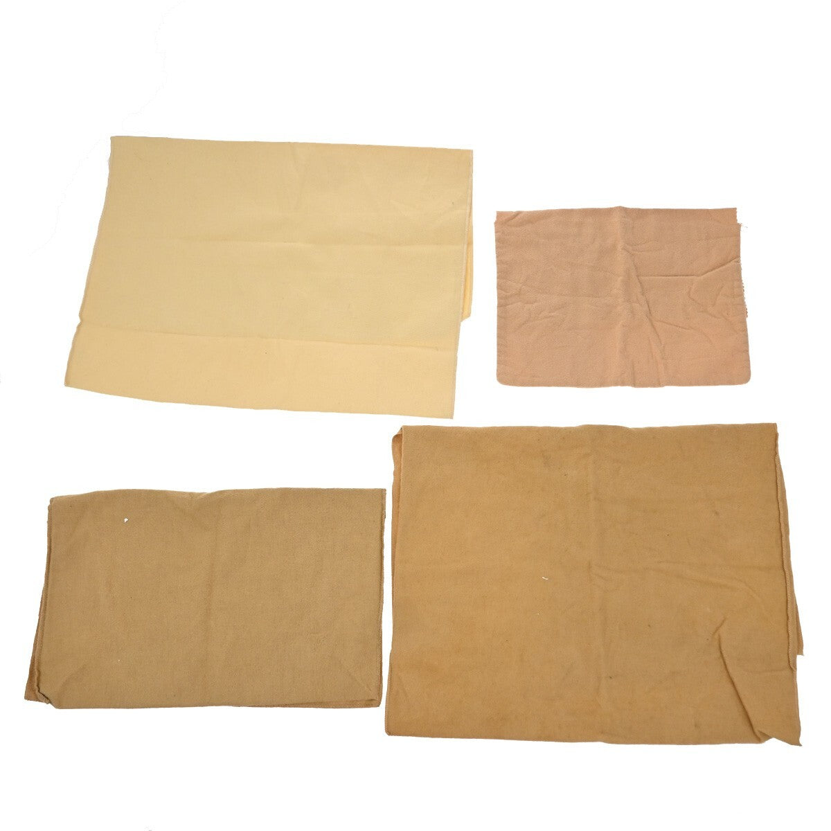 LOUIS VUITTON Logo 10 Set Dust Bag Drawstring Canvas Cotton Beige Brown 09EE130