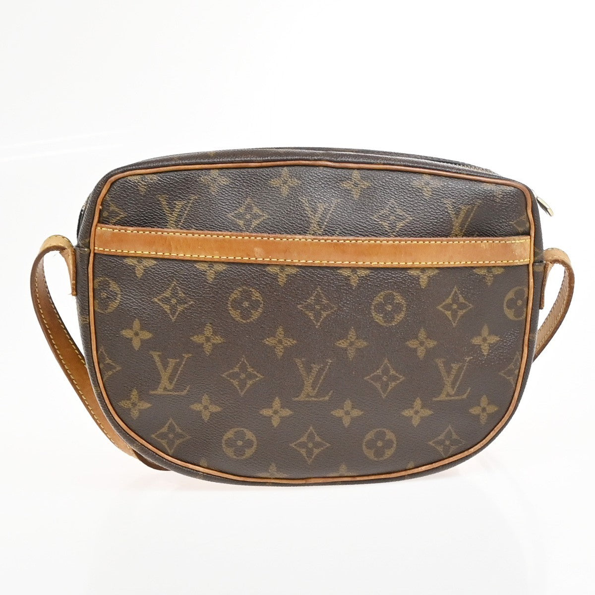 LOUIS VUITTON Jeune Fille MM Shoulder Bag Monogram Leather Brown M51226 32PA041