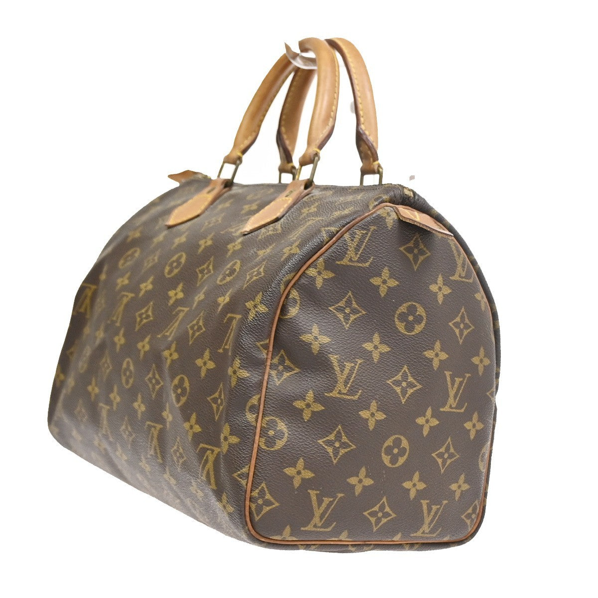 LOUIS VUITTON Speedy 30 Travel Hand Bag Monogram Leather Brown M41526  14SA082