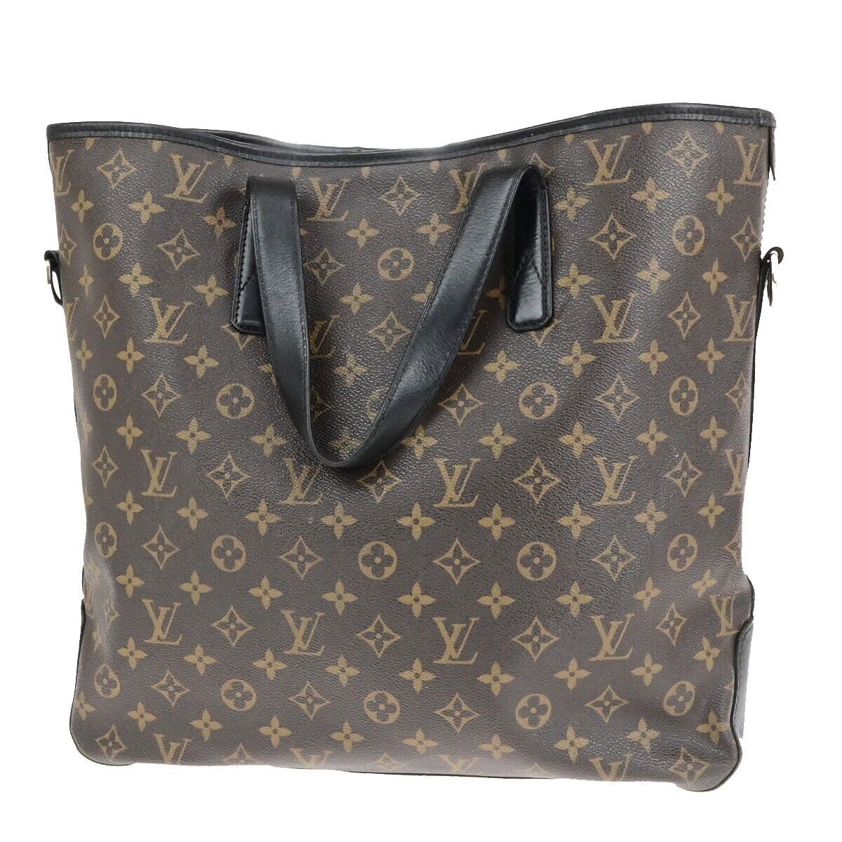 LOUIS VUITTON Davis Hand Bag Monogram Macassar Leather Brown BK M56708 73SJ626