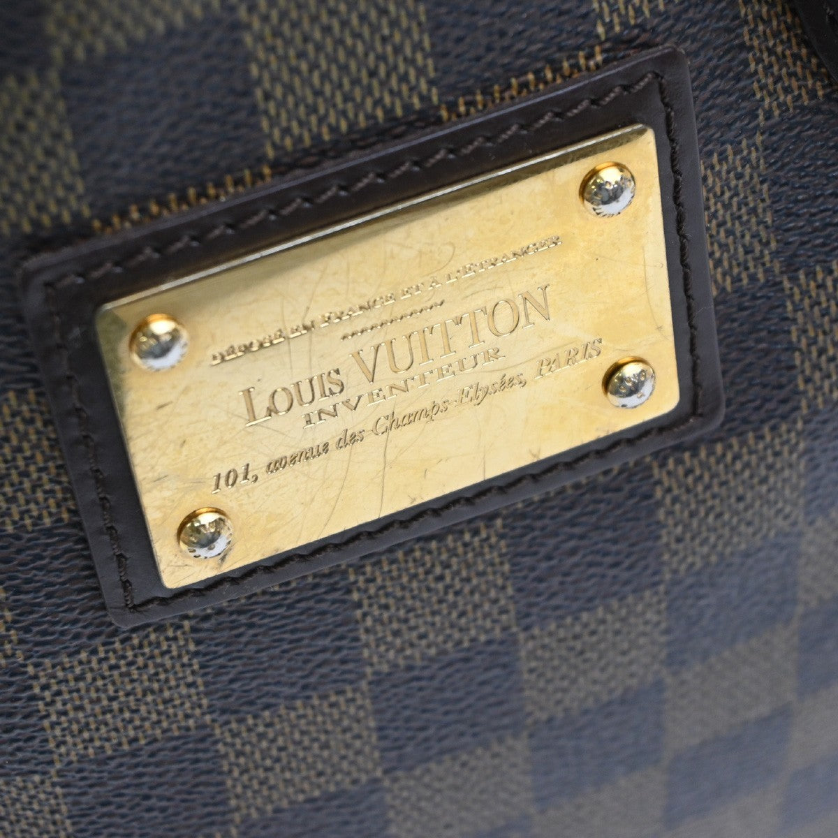 LOUIS VUITTON Hampstead PM Shoulder Bag Damier Ebene Leather BN N51205 85MA611