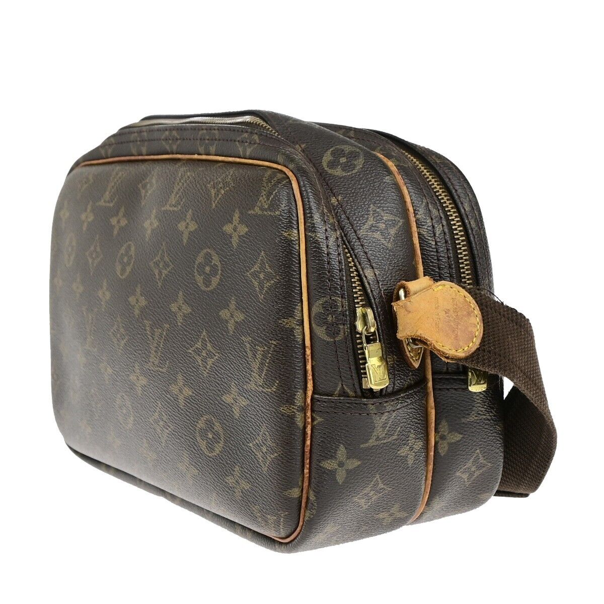 LOUIS VUITTON Reporter PM Crossbody Shoulder Bag Monogram Leather M45254 68EC903