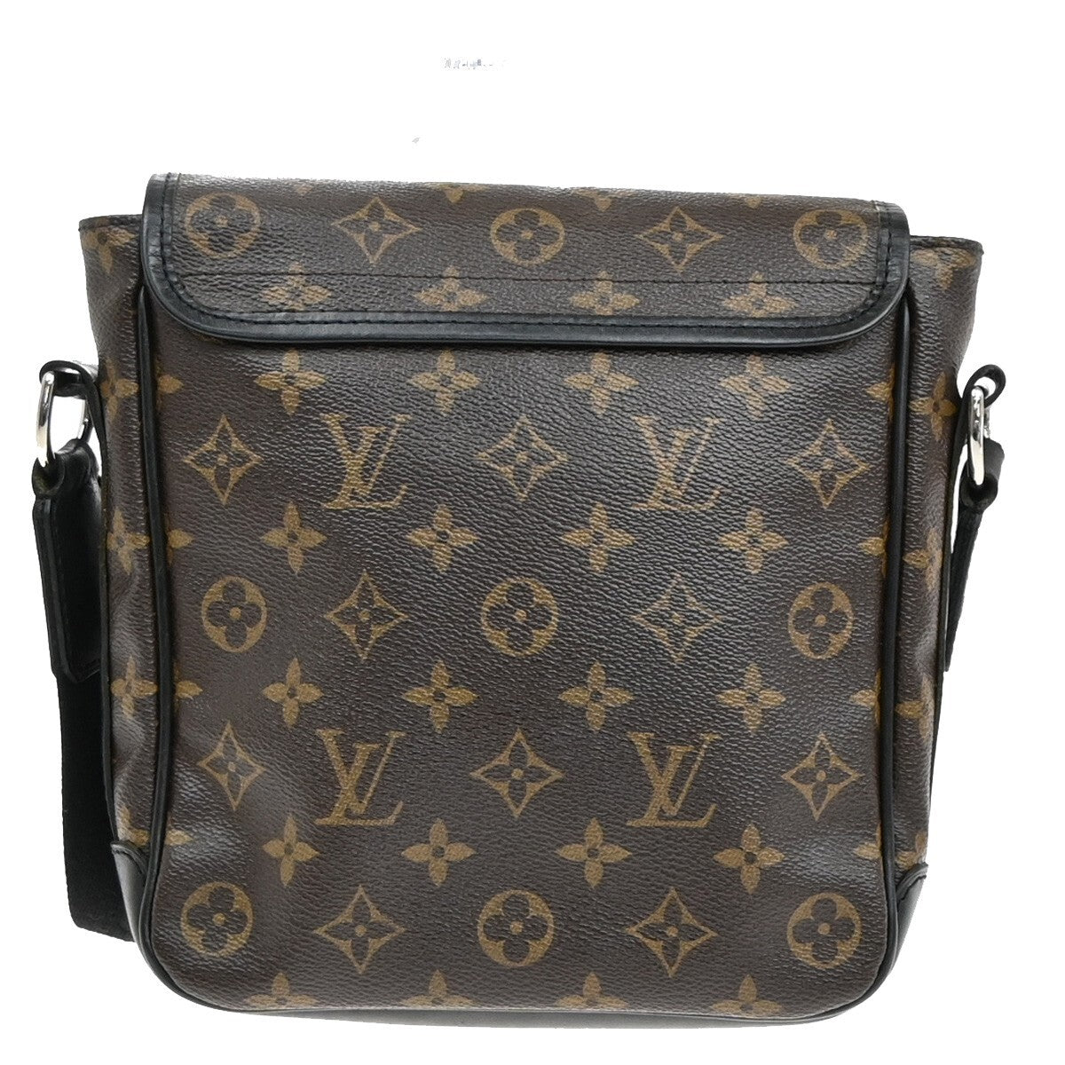 LOUIS VUITTON Bass PM Shoulder Bag Monogram Macassar Leather BN M56717 98EE302