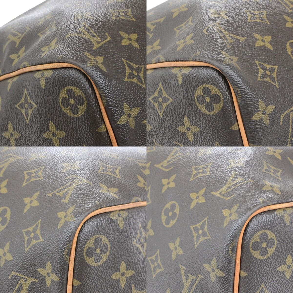 LOUIS VUITTON Keepall 45 Travel Hand Bag Monogram Leather Brown M41428 81ED924