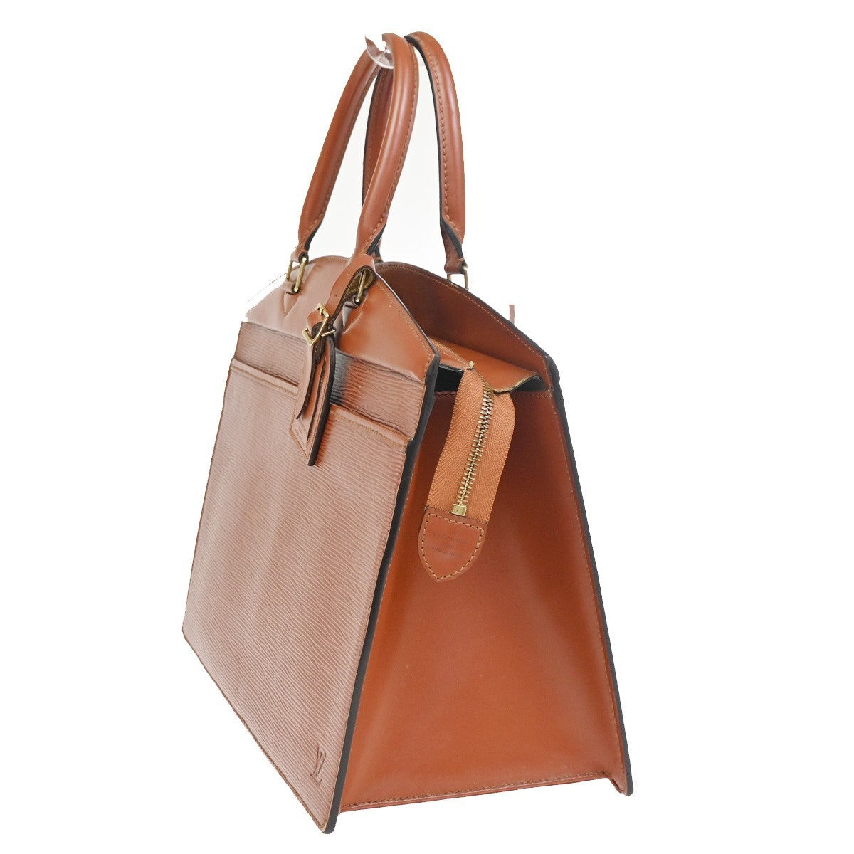 LOUIS VUITTON LV Logo Riviera Hand Bag Epi Leather Brown France M48183 88CA775