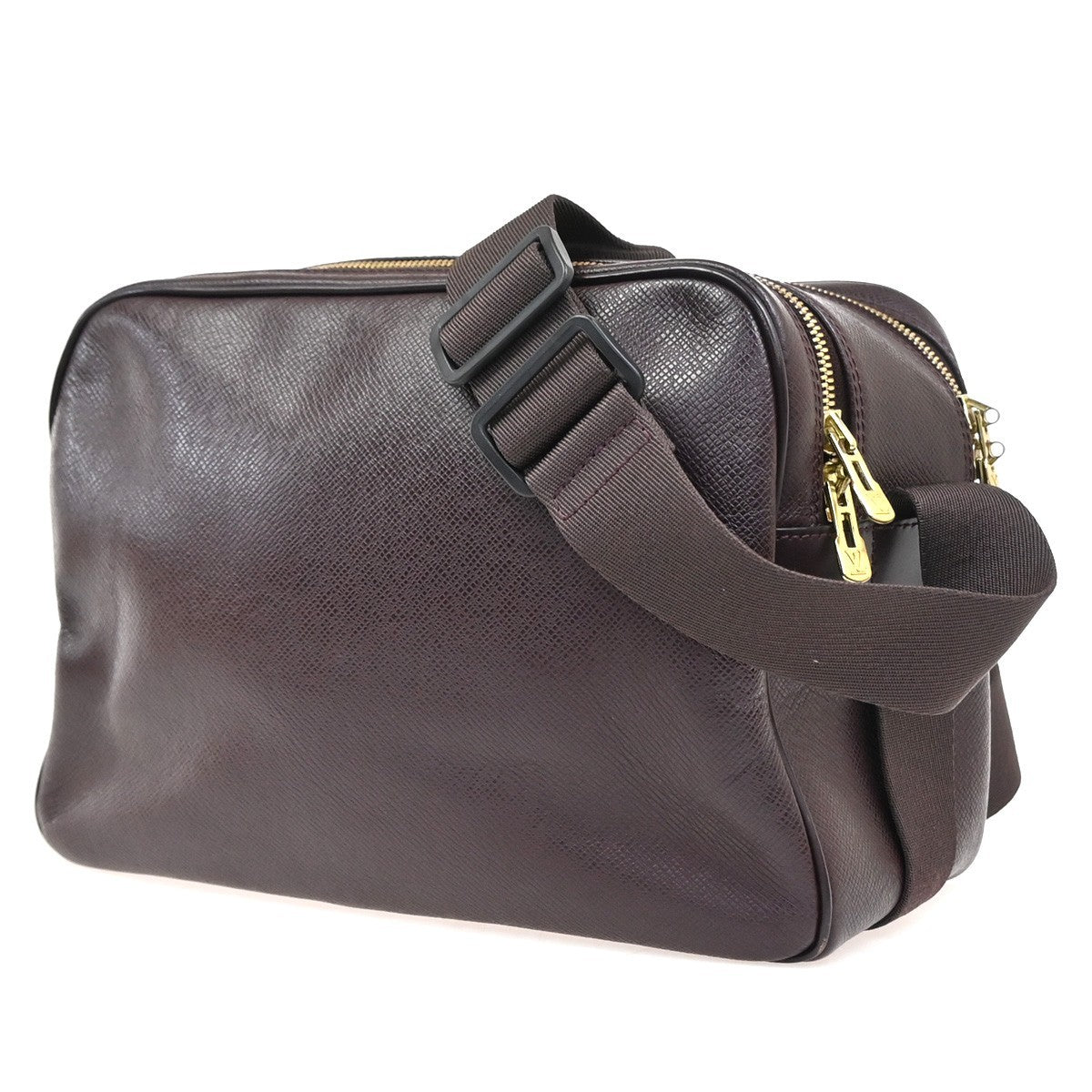 LOUIS VUITTON Reporter Crossbody ShoulderBag Taiga Leather Acajou M45254 82SA045