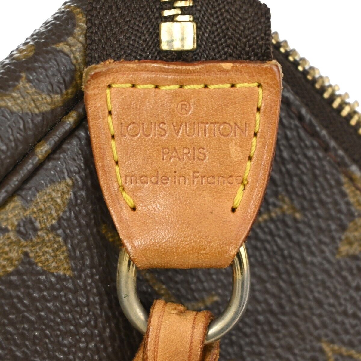 LOUIS VUITTON Pochette Accessoires Hand Bag Monogram Leather BN M51980 13ED392