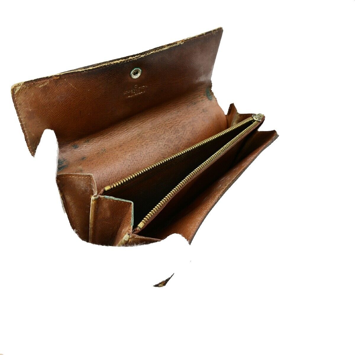 LOUIS VUITTON 3 Set Wallet 6Hooks Key Case Monogram Leather Brown 66KA496