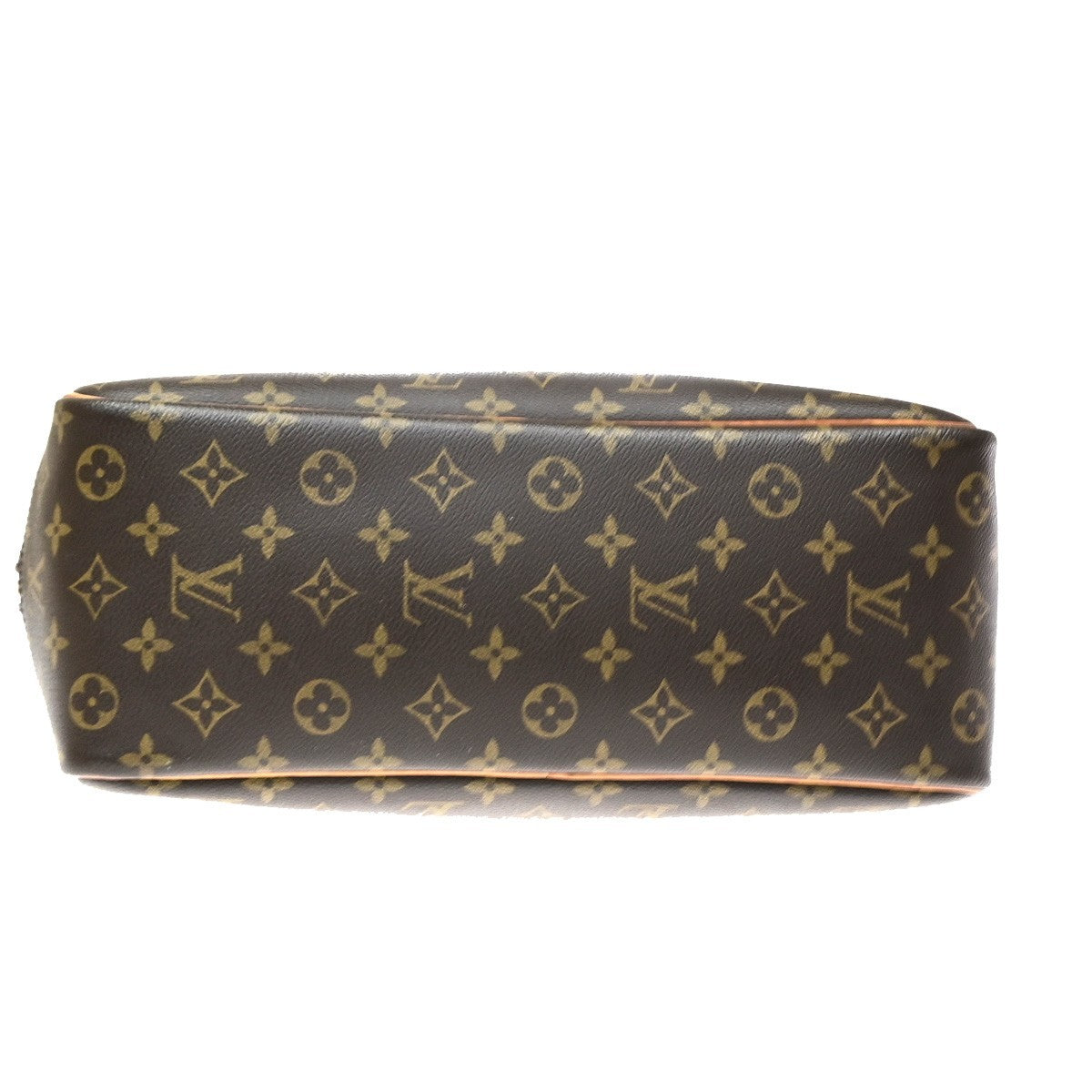 LOUIS VUITTON LV Logo Deauville Hand Bag Monogram Leather Brown M47270 80KD097