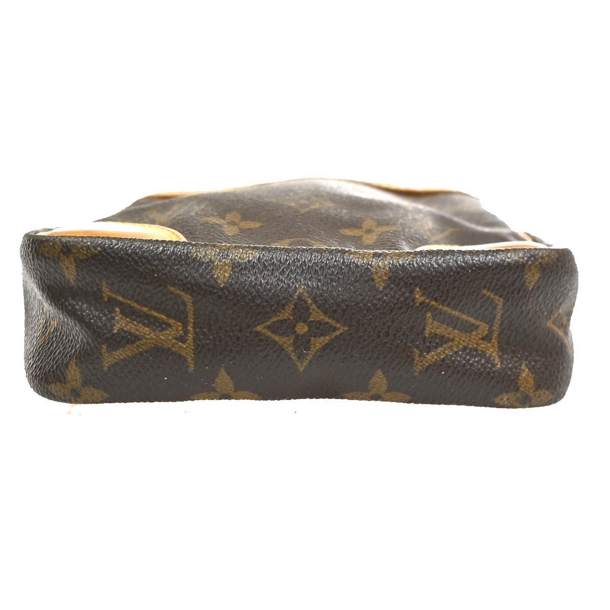 LOUIS VUITTON Danube Shoulder Bag Monogram Leather Brown France M45266 39CA956