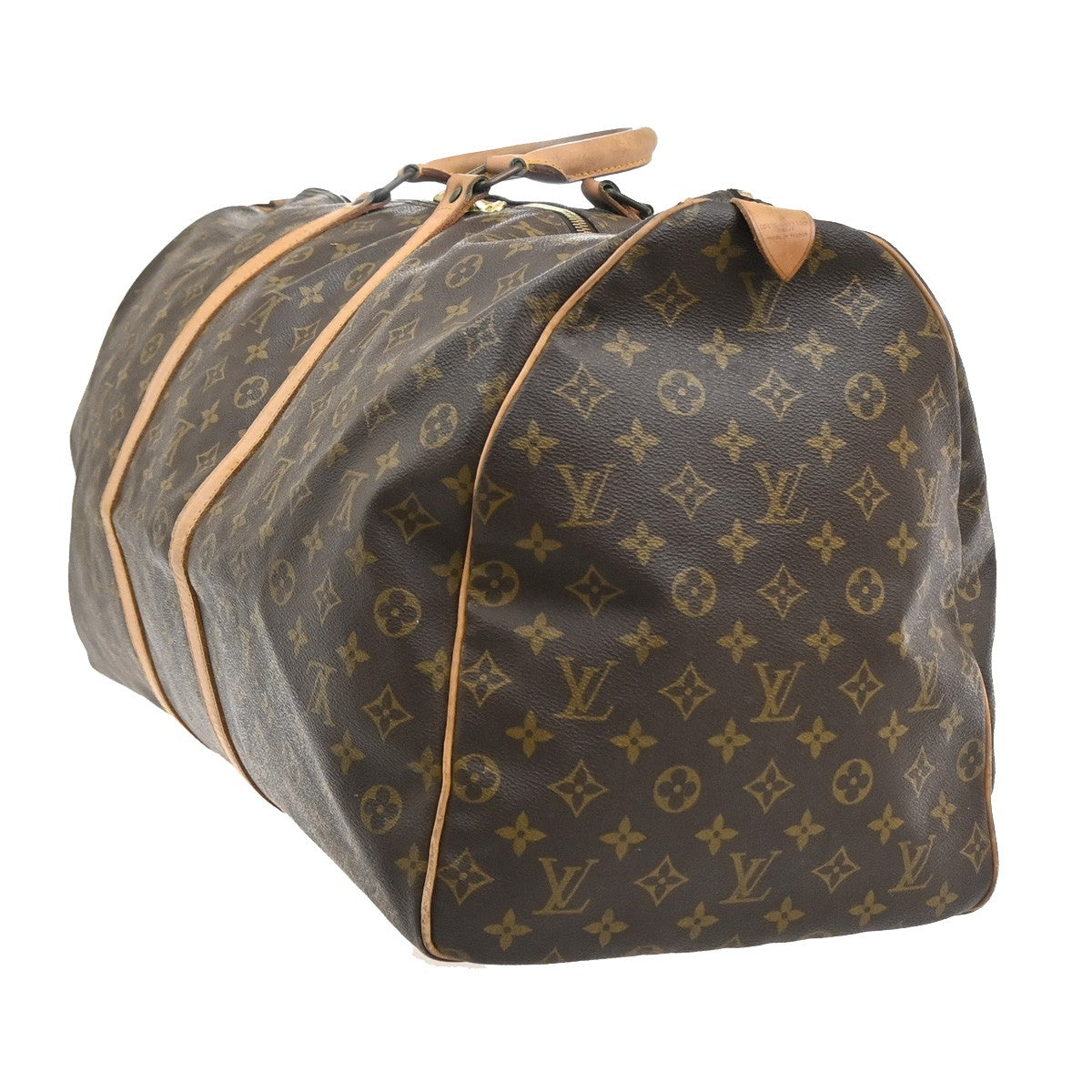 LOUIS VUITTON Keepall 60 Travel Hand Bag Monogram Leather Brown M41422 35YH344