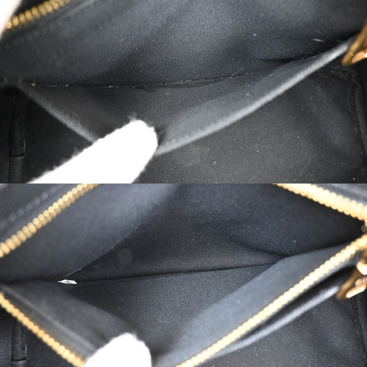 PRADA Logo Canapa 2Way Shoulder Hand Bag Canvas Leather Black GHW 77KB733