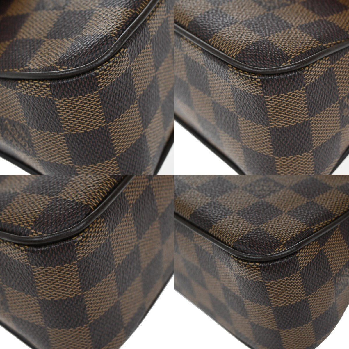 LOUIS VUITTON Recolator Shoulder Bag Damier Ebene Leather Brown N51299 669EE192