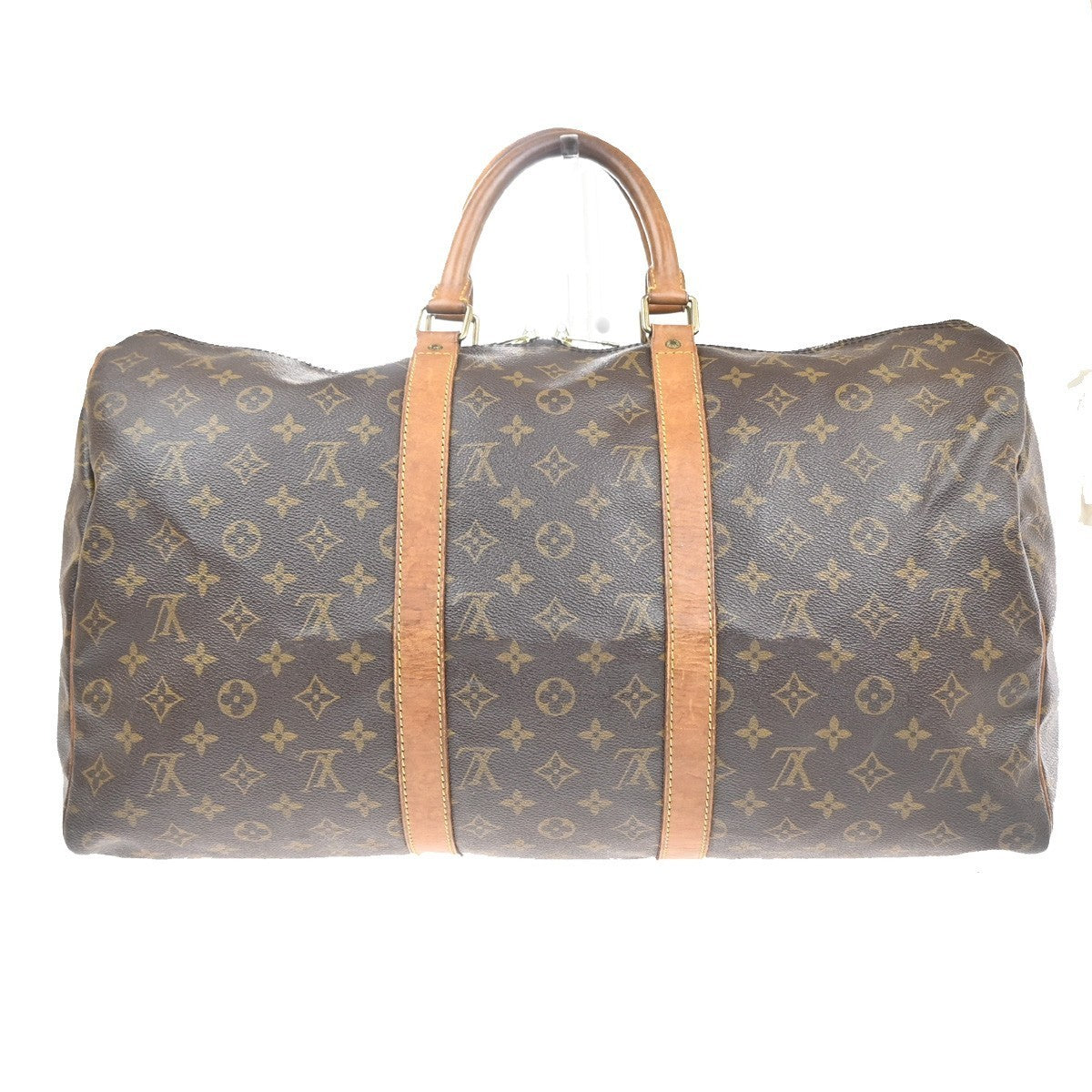 LOUIS VUITTON Keepall 50 Travel Hand Bag Monogram Leather Brown M41426 84MA513