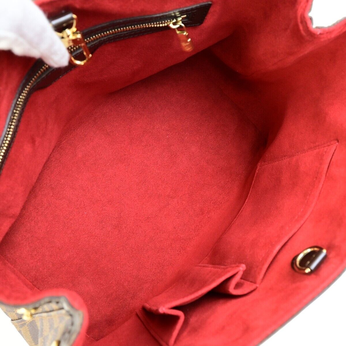 LOUIS VUITTON Hampstead PM Shoulder Bag Damier Ebene Leather BN N51205 53FB260
