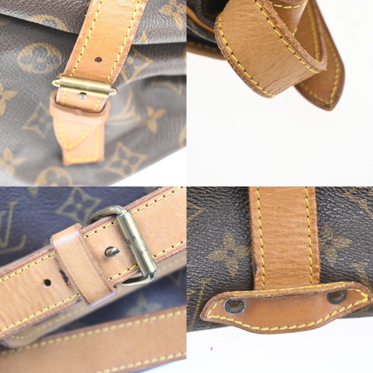 LOUIS VUITTON Saumur 35 Shoulder Bag Monogram Leather BN France M42254 84CA597